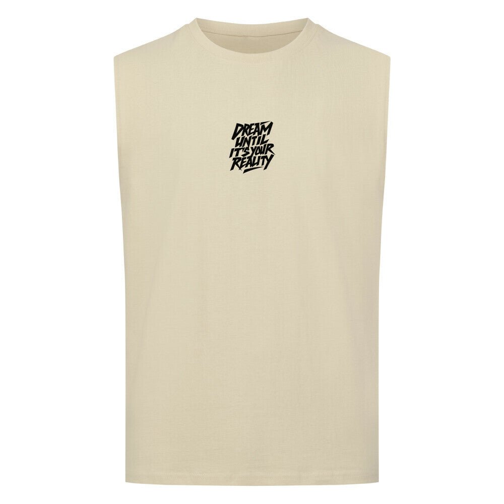 Dream until MJS Sleeveless Oversized Tee - MJS