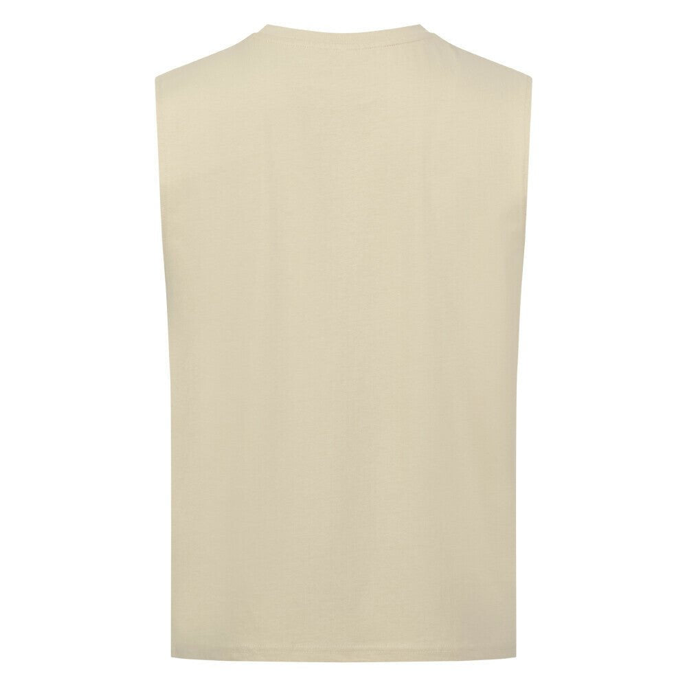 MJS Stoned Sleeveless Oversized Tee - MJS