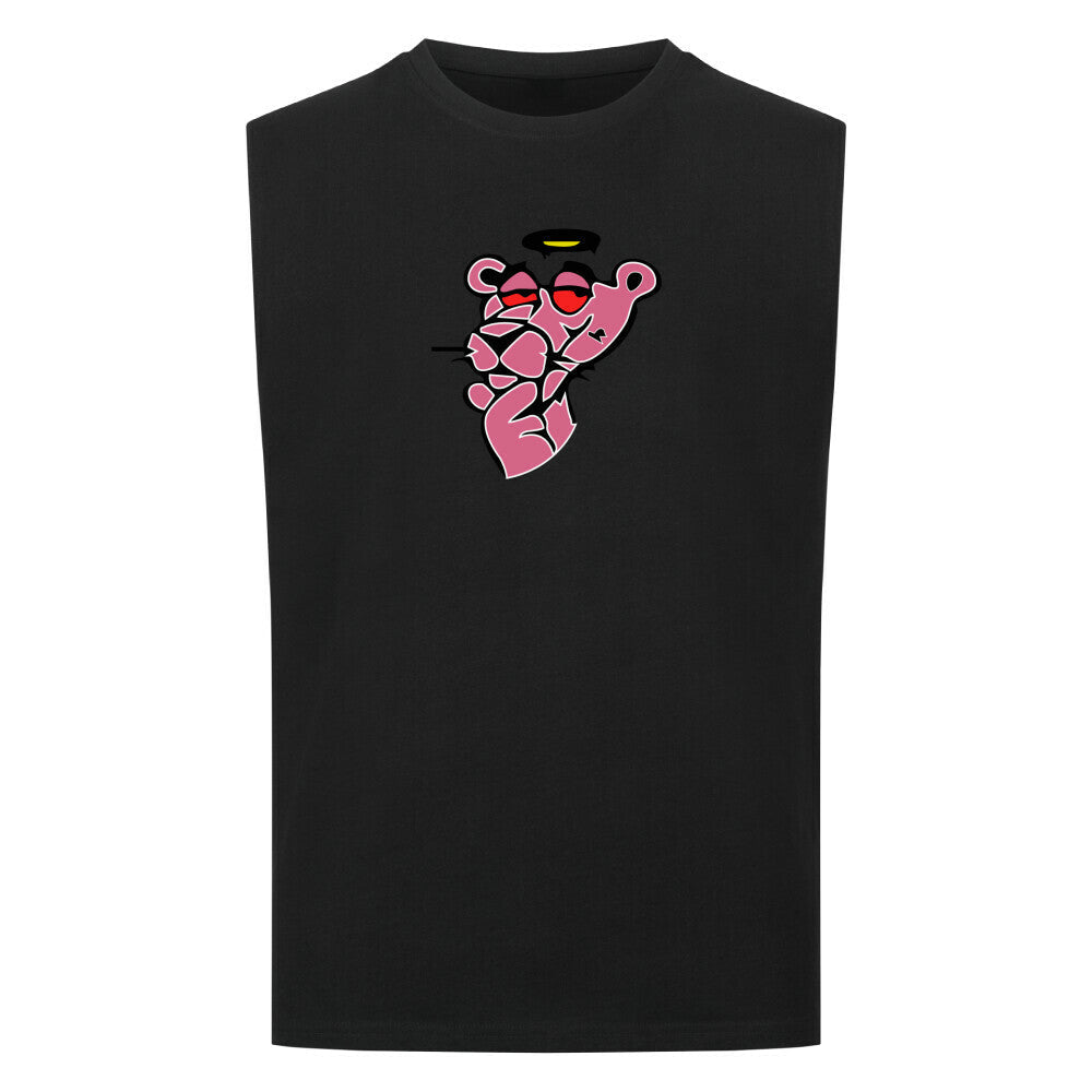 MJS Stoned Sleeveless Oversized Tee - MJS