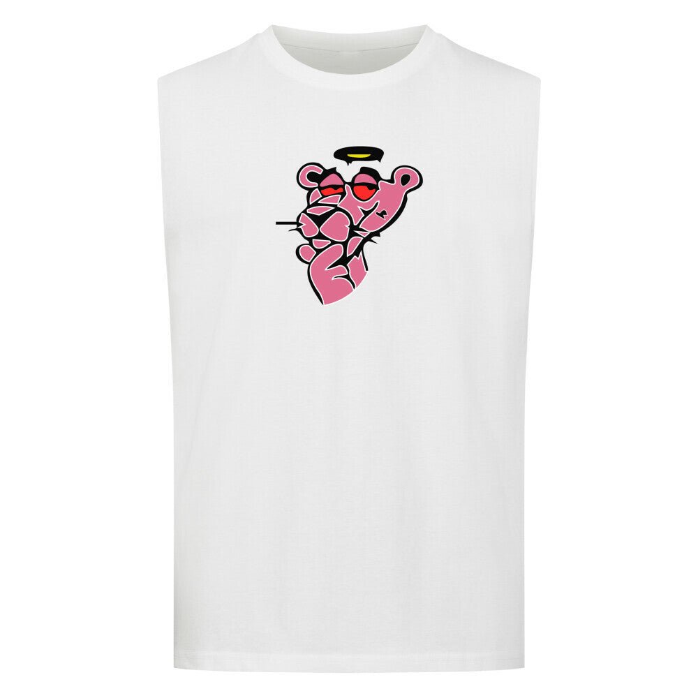 MJS Stoned Sleeveless Oversized Tee - MJS